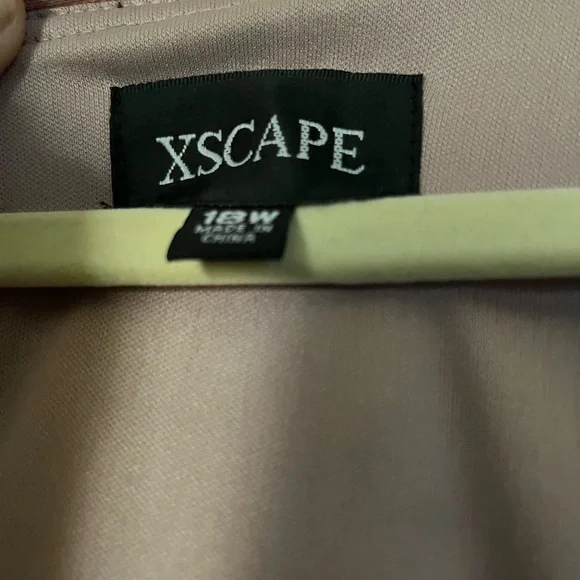 Xscape Rose Gold Sequin Long Sleeve Gown - Picture 5 of 5